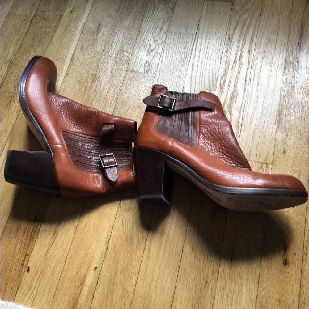 Leather Pull On Boots - image 1